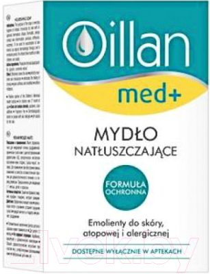 Мыло твердое Oillan Med+ питательное (100г)