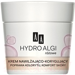 Крем для лица AA Hydro Algi увлажняюще-корректир. для сухой и норм. кожи дневной (50мл)