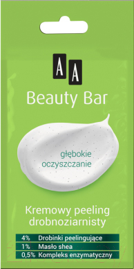 Пилинг для лица AA Beauty Bar глубокое очищение мелкозернистый (8мл)