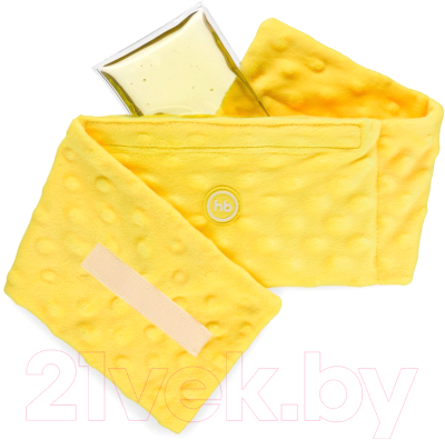 Пояс-грелка детская Happy Baby 21009 анти-коликовая с чехлом (желтый)