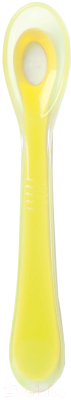 Ложка для кормления Happy Baby Soft Silicone Spoon 15026 (желтый)