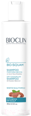 Шампунь для волос Bioclin Bio-Souam против сухой перхоти (200мл)