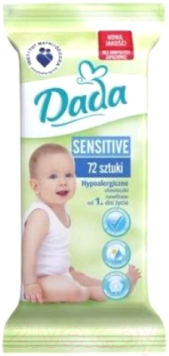 Влажные салфетки детские Dada Sensitive (72шт)