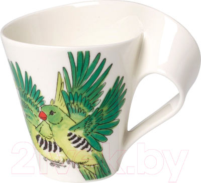 Кружка Villeroy & Boch NewWave Caffe Animals of the World / 10-4201-9100 (зеленая амадина)