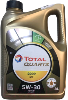 Моторное масло Total Quartz 9000 NFC 5W30 / 213836 (4л)