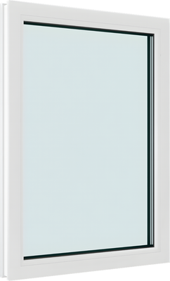 Окно ПВХ Добрае акенца Глухое 2 стекла (1200x800) - 