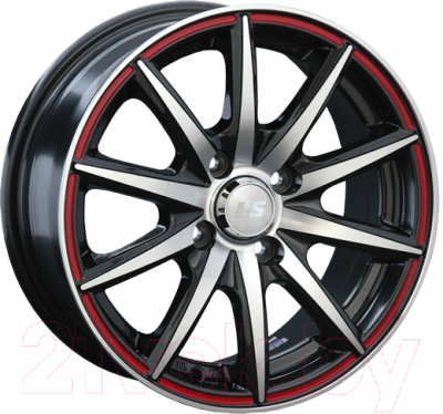 

Литой диск LS wheels, LS 221 15х6.5" 5х114.3мм DIA 73.1мм ЕТ 40мм FBKFRL