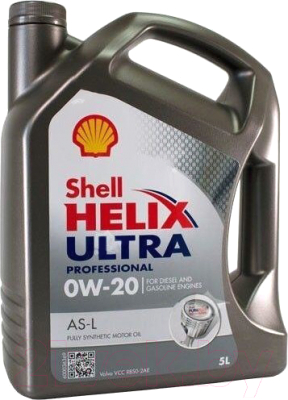 Моторное масло Shell Helix Ultra Professional AS-L 0W20 (5л)