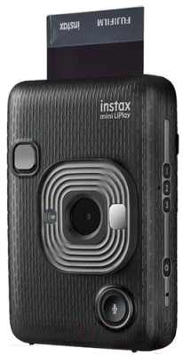 Фотоаппарат с мгновенной печатью Fujifilm Instax Mini LiPlay (Dark Gray)