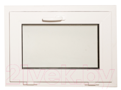 Окно ПВХ Добрае акенца С откидной створкой 2 стекла (500x700)