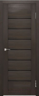 Дверь межкомнатная Portas S21 90x200 (орех шоколад)