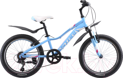 Детский велосипед STARK Bliss 20.1 V 2020 (голубой/розовый/белый)