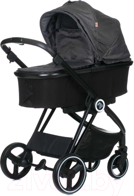 Детская универсальная коляска Babyzz В102 2 в 1 (серый)