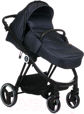 Детская универсальная коляска Babyzz В102 2 в 1 (синий)