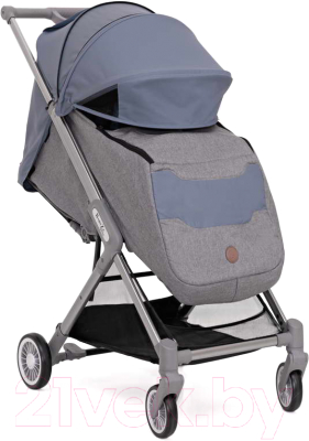 Детская прогулочная коляска Babyzz Prime (серый/голубой)