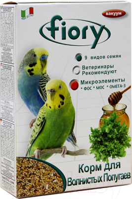 Корм для птиц Fiory Для волнистых попугаев / 6020 (1кг)