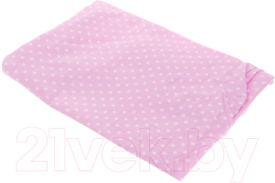Простыня для малышей Martoo Comfy / СM90x200-1-PN (розовый горох)