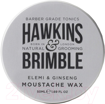 Воск для укладки бороды Hawkins & Brimble Elemi & Ginseng Moustache Wax для усов (50мл)