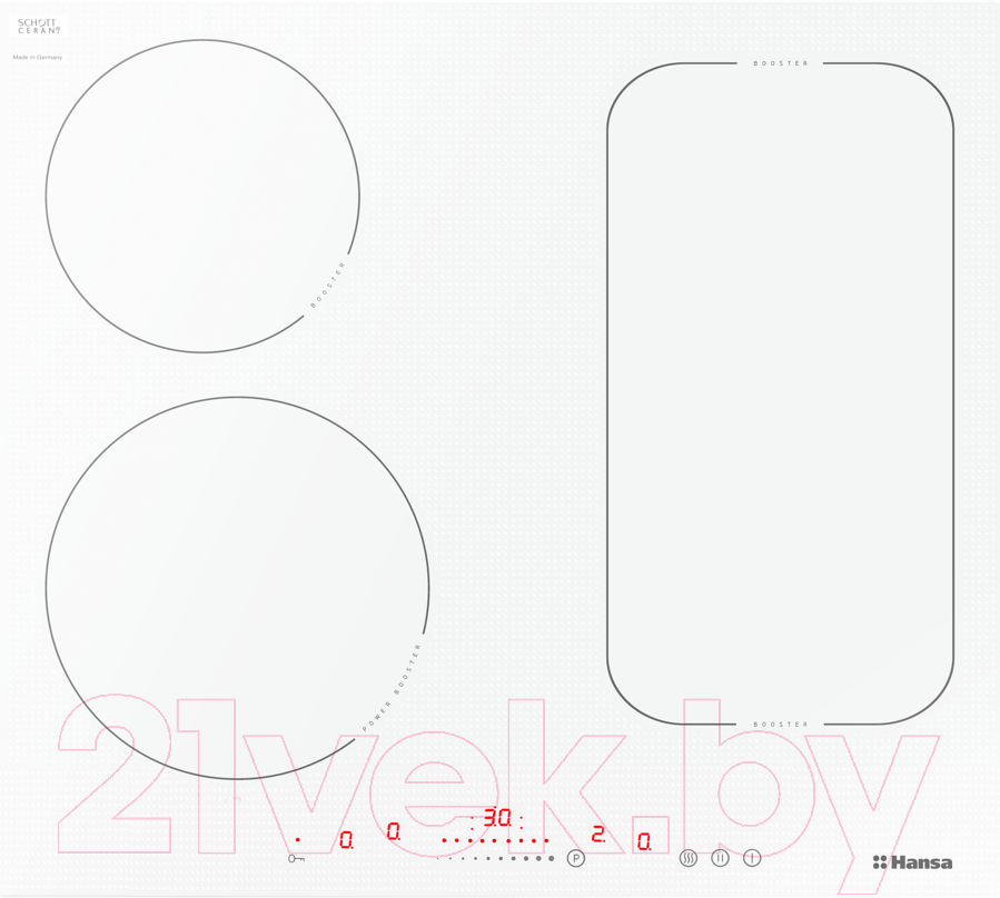 Индукционная варочная панель Hansa BHIW68668