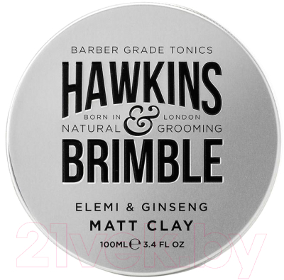 Глина для укладки волос Hawkins & Brimble Elemi & Ginseng Matt Clay (100мл)