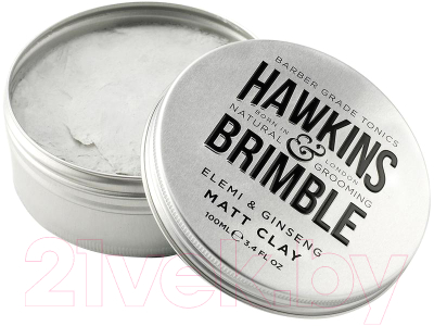 Глина для укладки волос Hawkins & Brimble Elemi & Ginseng Matt Clay (100мл)