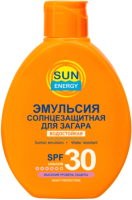 

Эмульсия солнцезащитная Sun Energy, Для загара водостойкая SPF30