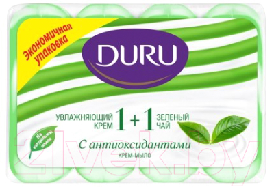Набор мыла Duru 1+1 крем-мыло Зеленый чай (4x90г)