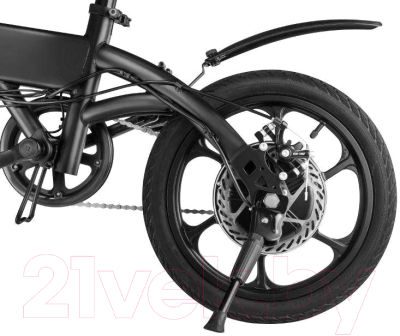 Электровелосипед Dyu A1F (черный)