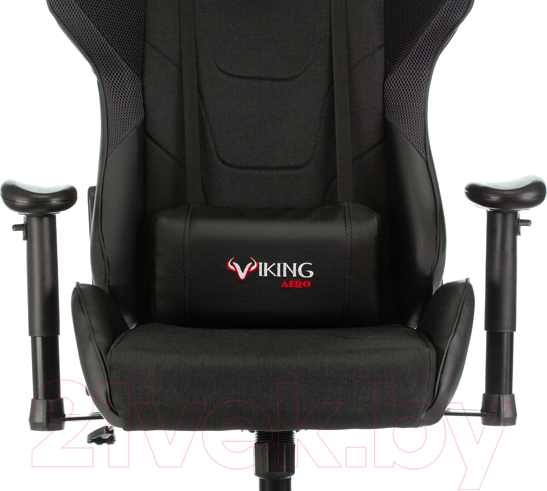 Кресло геймерское Бюрократ Zombie Viking-4 Aero Black Edition (искусственная кожа/ткань черный) — фото 6
