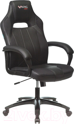 Кресло геймерское Бюрократ Zombie Viking 2 Aero Black Edition (искусственная кожа черный)