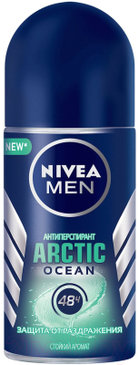 

Антиперспирант шариковый Nivea, Men Arctic Ocean