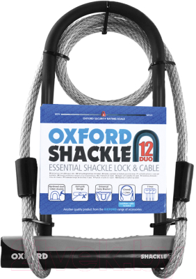 Велозамок Oxford Shackle 12 U-Lock LK332