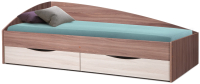 Односпальная кровать Олмеко Фея-2 80x190 (шимо темный/шимо светлый) - 