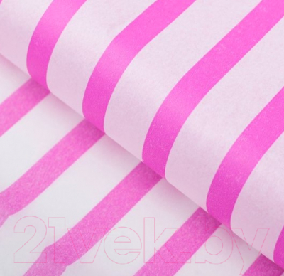Набор бумаги для оформления подарков No Brand В полоску / 3284-6 (10л, фиолетово-розовый)