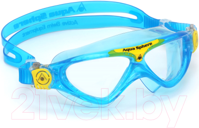 Очки для плавания Aqua Sphere Vista Jr MS1744307LC (бирюзовый/желтый)