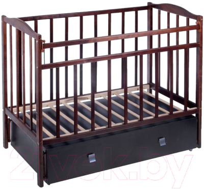 Детская кроватка VDK Magico Mini / Кр1-04м (темный орех)