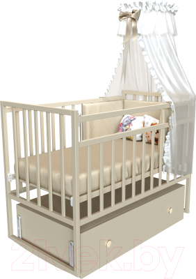 Детская кроватка VDK Magico Mini / Кр1-04м (слоновая кость)