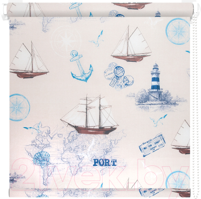 

Рулонная штора АС ФОРОС, Порт 8897 100x200