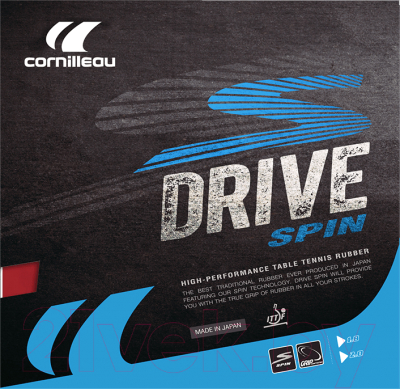 

Накладка для ракетки настольного тенниса Cornilleau, Drive Spin 2.0 / 612205