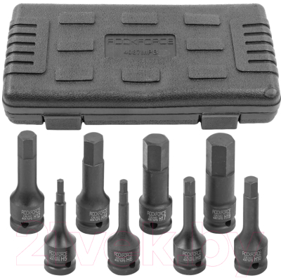 Изображение товара Набор головок слесарных RockForce RF-4087MPB