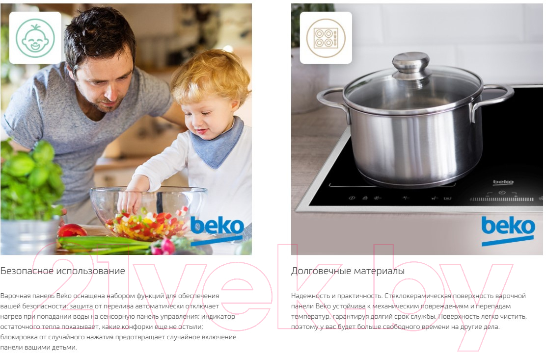 Электрическая варочная панель Beko HIC64400E