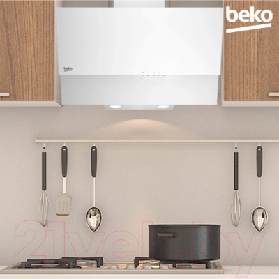 Вытяжка наклонная Beko HCA62320WH