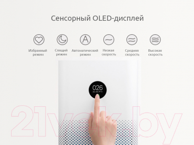 Очиститель воздуха Xiaomi Mi Air Purifier 3H / FJY4031GL (белый)