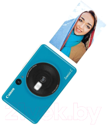 Фотоаппарат с мгновенной печатью Canon Zoemini C / 3884C008 (синий)