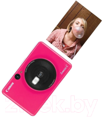 Фотоаппарат с мгновенной печатью Canon Zoemini C / 3884C005 (розовый)