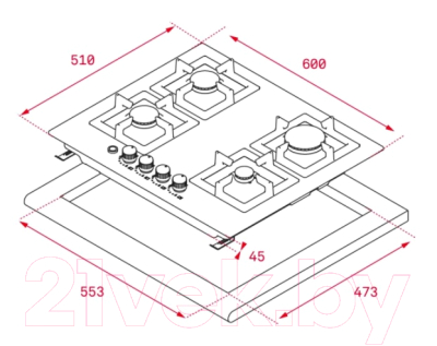

Комплект встраиваемой техники Teka, HBB 720 WH + EFX 60 4G AI AL DR CI White