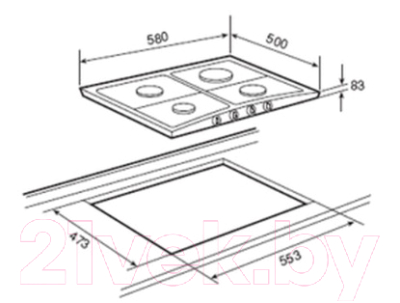 Комплект встраиваемой техники Teka HBB 720 WH + EX/60 4G AI AL