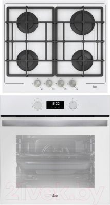

Комплект встраиваемой техники Teka, HBB 720 WH + PAC 60 4G AI AL CI White