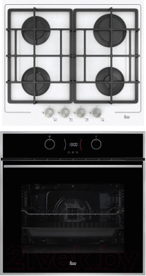 

Комплект встраиваемой техники Teka, HLB 830 + PAC 60 4G AI AL CI White