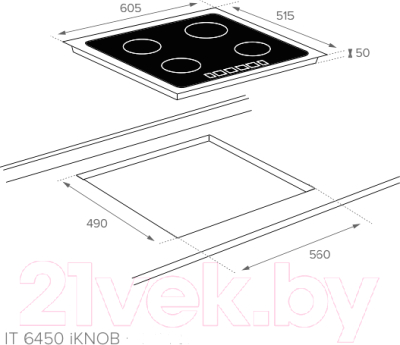 Комплект встраиваемой техники Teka HO 725G + IT 6450 Iknob